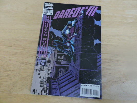 DAREDEVIL   "HUMANITYS FATHOM  PART 2 OF 5"   #334 UNGRADED