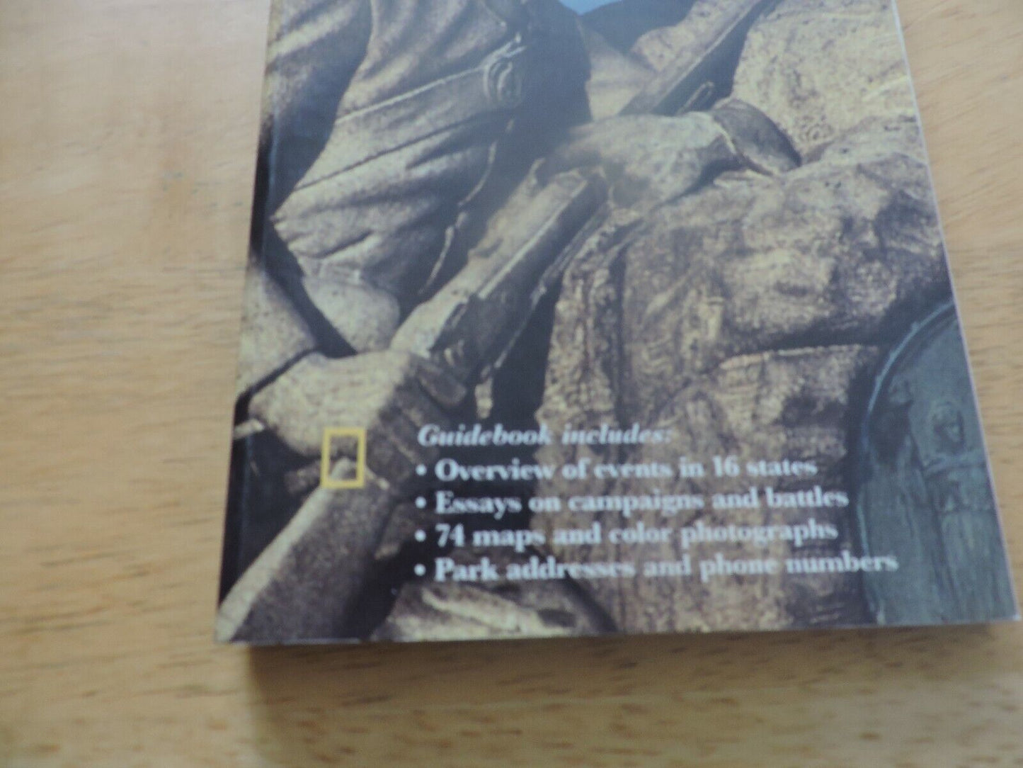 NATIONAL GEOGRAPHIC GUIDE TO THE CIVIO WAR NATIONAL BATTLEFIELD PARKS 1992