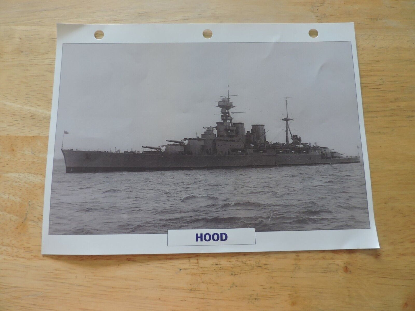 BRITISH NAVY : Hood Cruiser Information Page/Picture