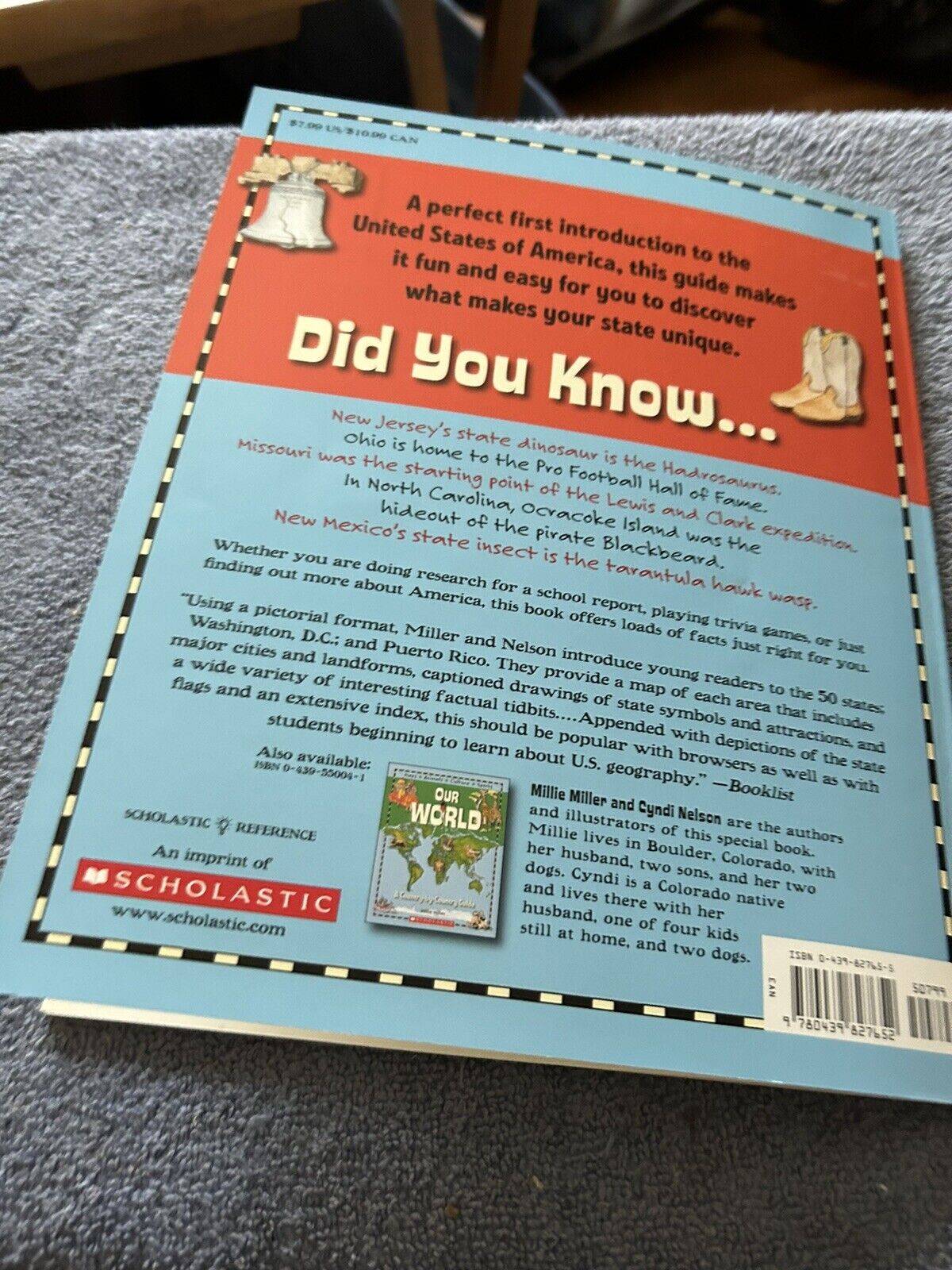 SCHOLASTIC BOOK: THE UNITED STATES OF AMERICA A STATE BY STATE GUIDE 2006