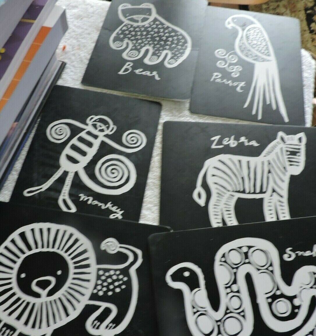 WEE GALLERY ART CARDS---JUNGLE COLLECTION-- FOR BABY  2016