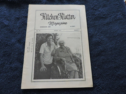 Kitchen Klatter Magazine  Shenandoh  August 1975