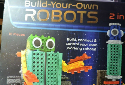 STEM:   BUILD-YOUR-OWN ROBOTS--NOT COMPLETE--SELLING FOR PARTS ONLY