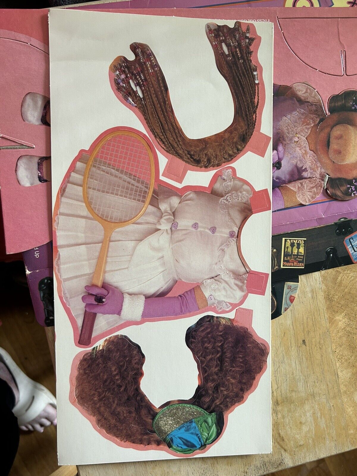 MISS PIGGY PAPER DOLL--COLORFORMS--1980