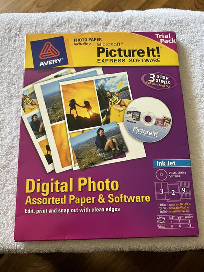 LOT OF PHOTO PAPER: CANNON & HP 15 SHEETS OF 4X6 " AND 15 SHEETS OF 5X7" SIZE