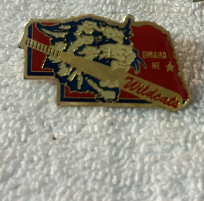 NEBRASKA SOFTBALL PINS: (5) ECHOES, SIZZLE, METRO OMAHA ASA, WILDCATS, SWINGERS