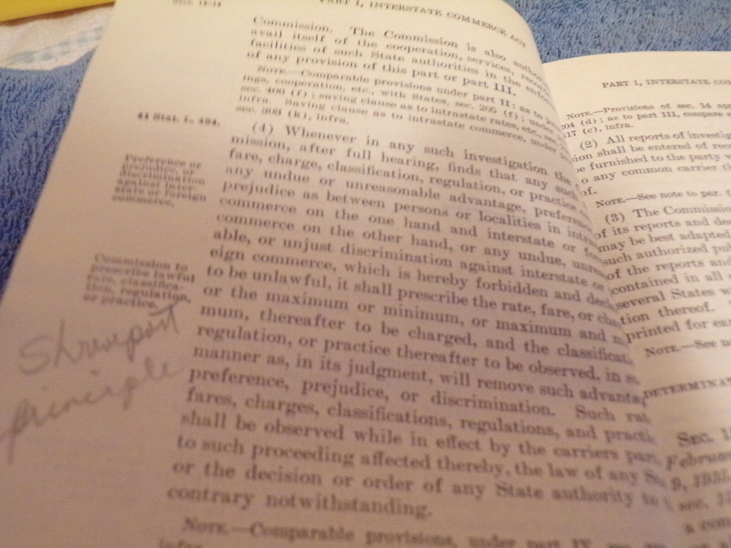 The Interstate Commerce Act Book (1946 Print) Bonus: Univ. of KC Final Exam
