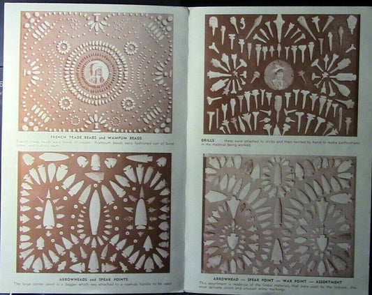Vintage 1950's American Indian Relics Brochure