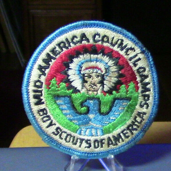 Official BSA:Vintage Mid America Council Camps Patch