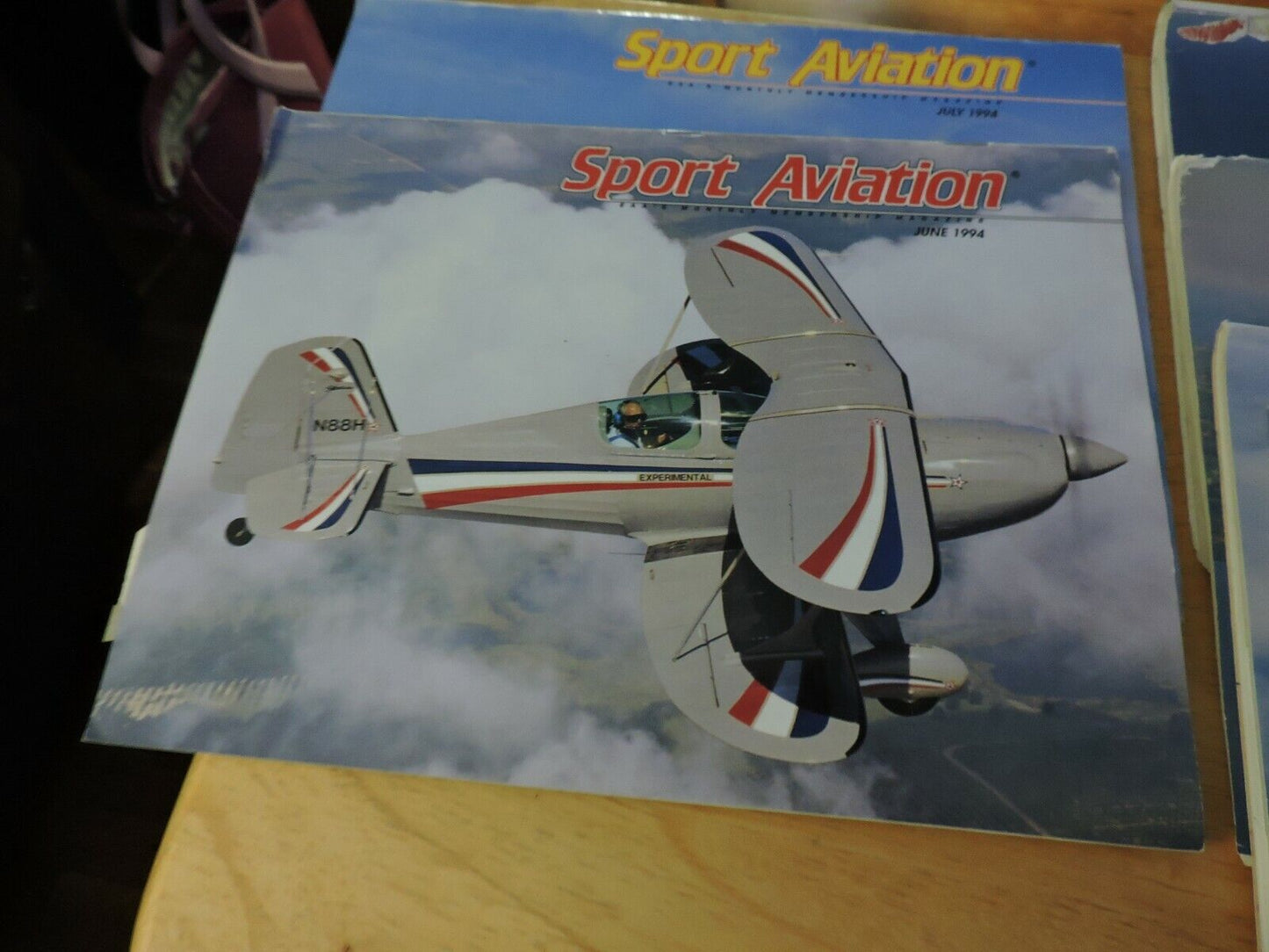 SPORT AVIATION EAA'S MONTHLY MAGAZINE, 1994 MAY-SEPTEMBER, DECEMBER (6)