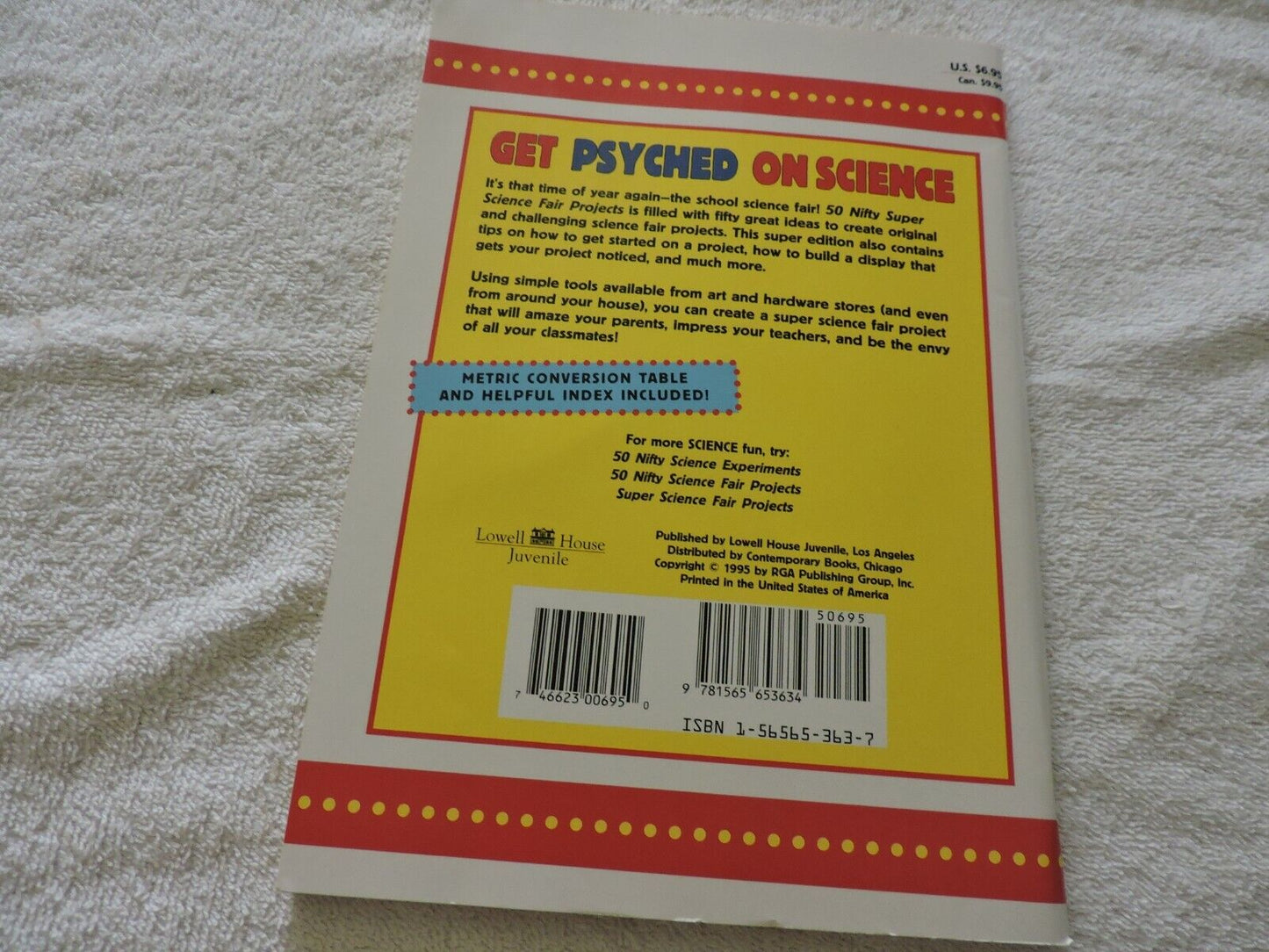 50 Nifty Super Science Fair Projects by Jill Smolinski 1995