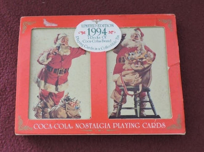Limited Edition 1994 Coca-Cola Santa Claus Playing Cards