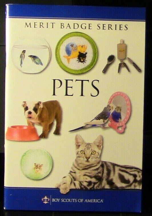 BSA-Merit Badge Series "Pets" Current Printing