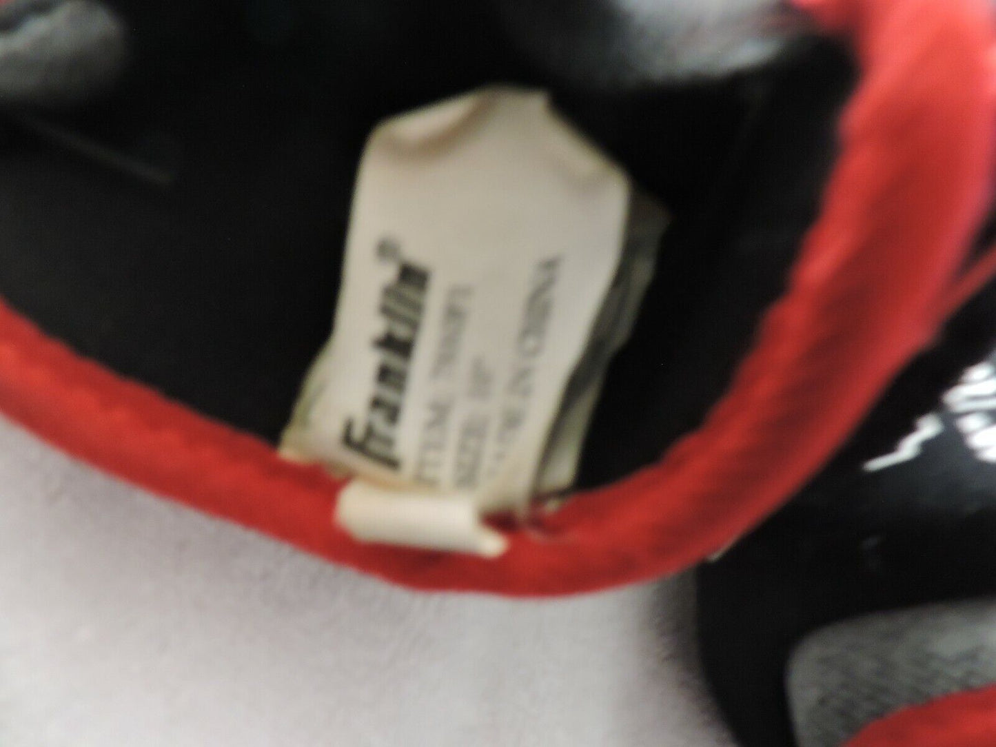 FRANKLIN STREET EXTREME COMP GLOVES  (BLACK AND SILVER AND RED)
