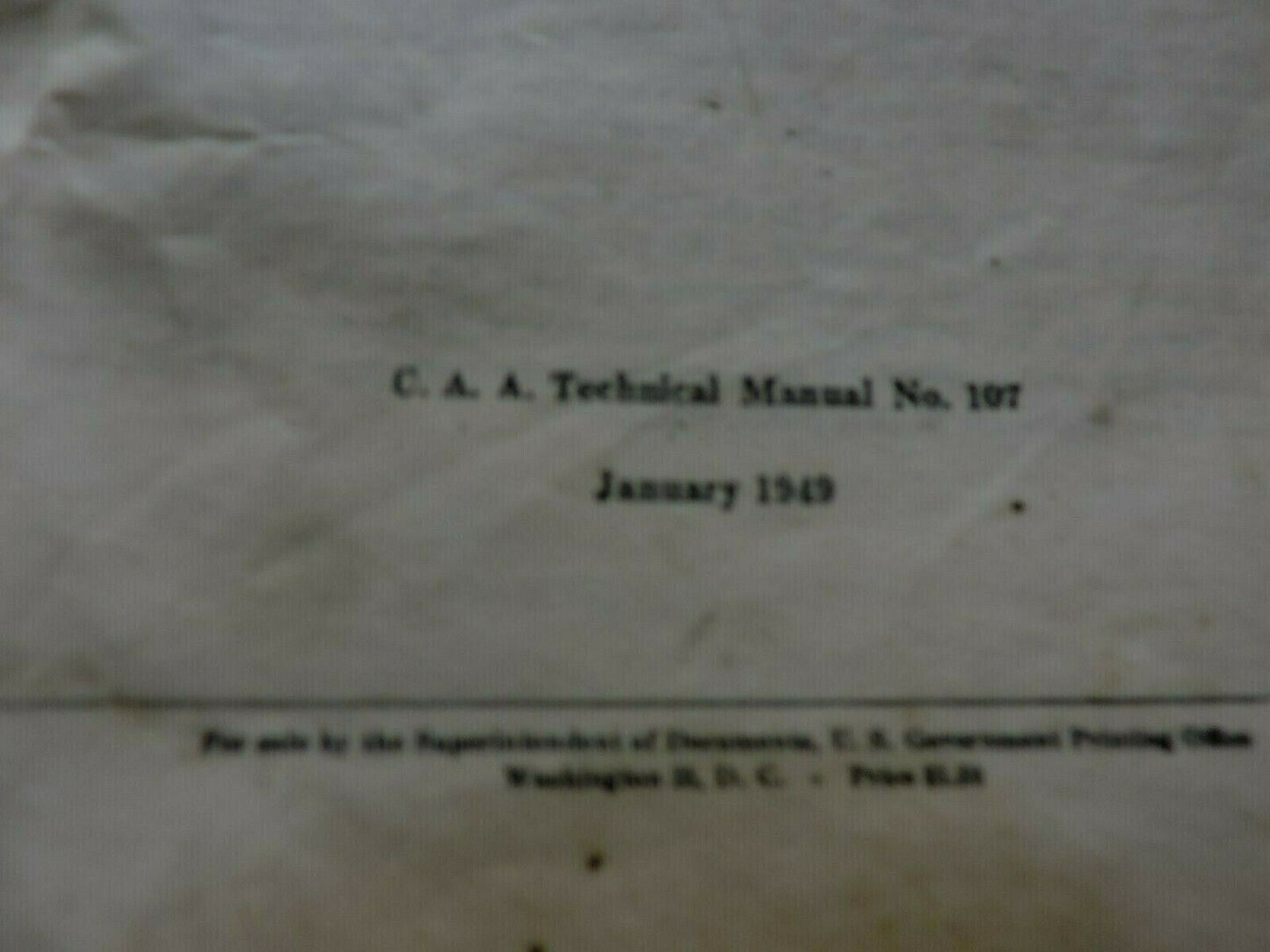 AIRCRAFT POWERPLANT HANDBOOK JANUARY 1949, US DEPARTMENT OF COMMERCE CIVIL AERON
