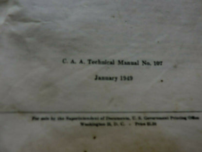 AIRCRAFT POWERPLANT HANDBOOK JANUARY 1949, US DEPARTMENT OF COMMERCE CIVIL AERON