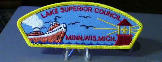 BSA Council Patch: Lake Superior Council, Minnesota/Wisconsin/Michigan Patch