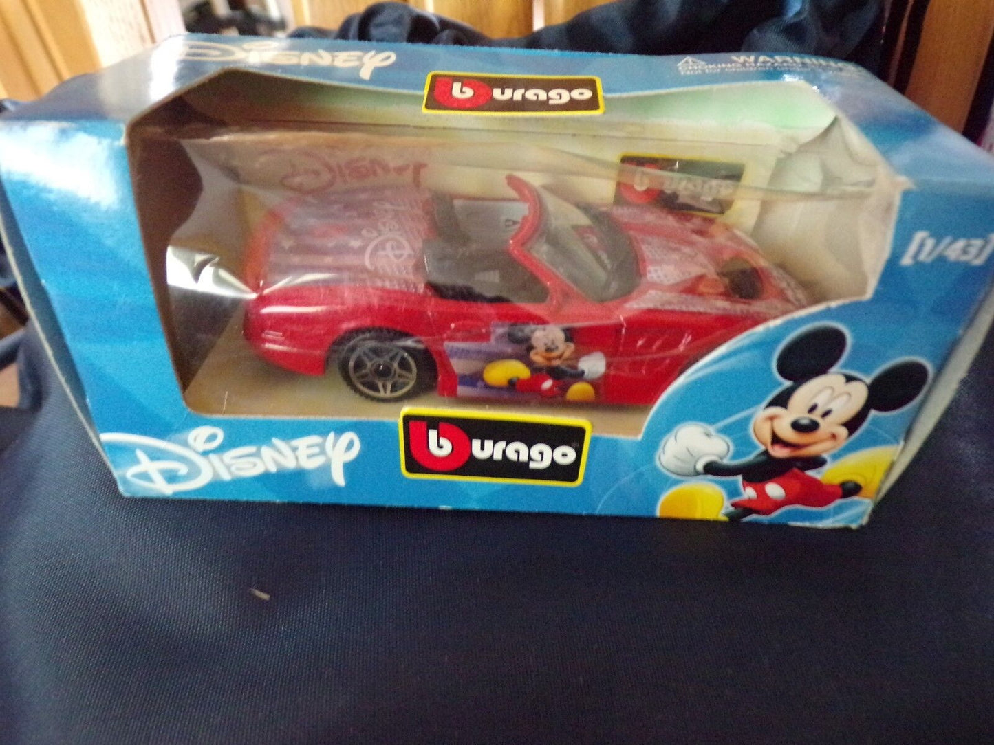 Disney Burango  Mickey Mouse Themed Toy Car Collectable