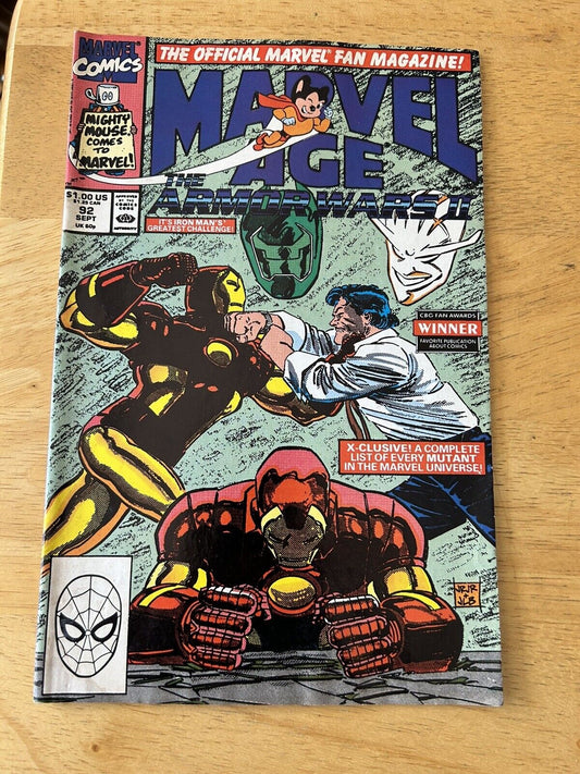 Marvel Comics:  Marvel Age Issue #92, September, 1990
