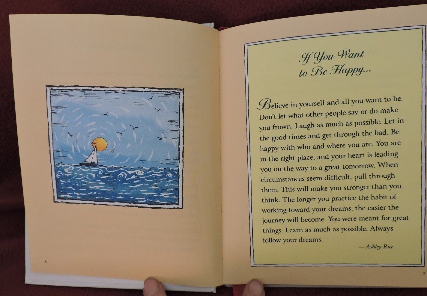 Blue Mountain Arts  Book "BE HAPPY IN  ALL THE WAYS THAT MATTER MOST"  2008