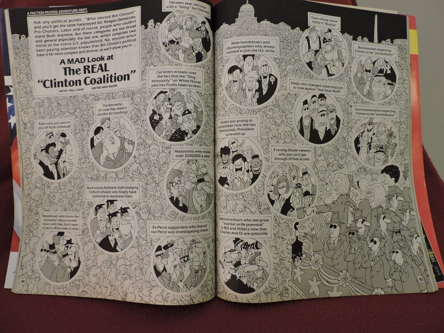 MAD SUPER SPECIAL #115 1996 SEPT PRESIDENTS,POLITICIANS & OTHER PINHEADS