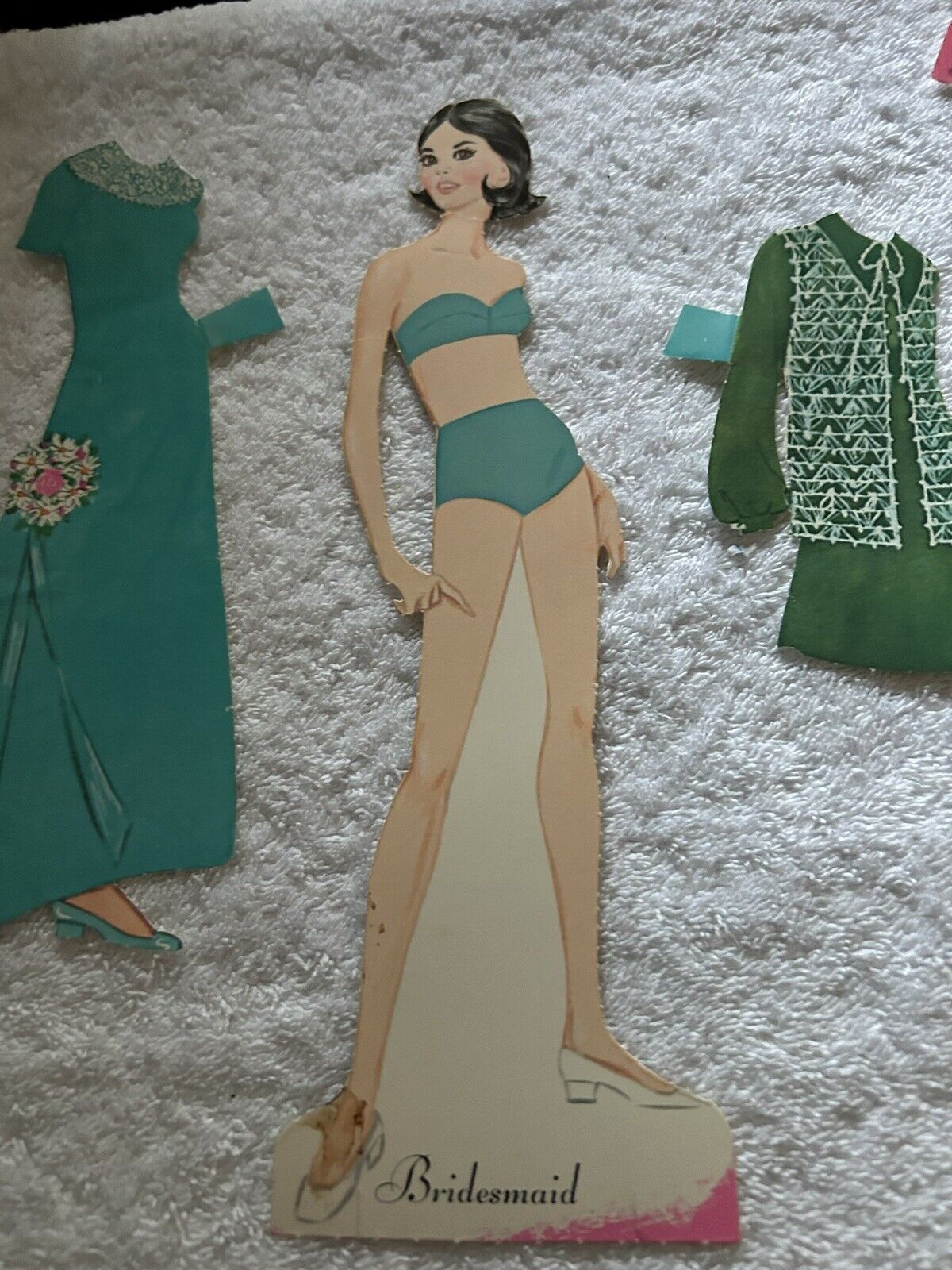 WHITMAN BRIDE AND GROOM PAPER DOLLS 1970