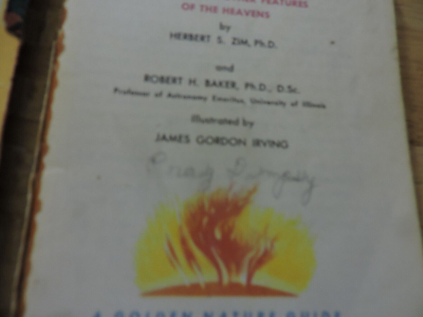 STARS,  a Golden Nature Guide by Zim and Baker 1956