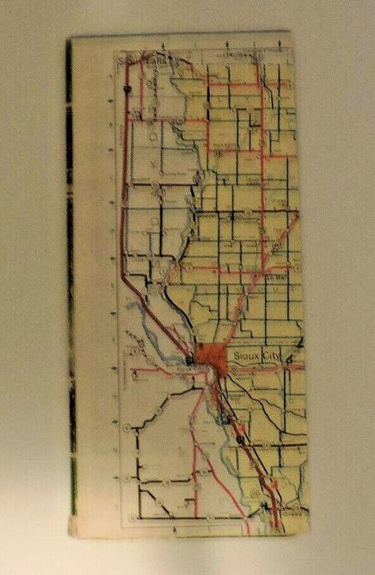 1974 Official Highway Folding Map:  Iowa