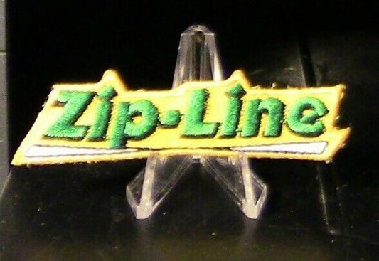 Girl Scout Round "Zip Line" Activity Patch