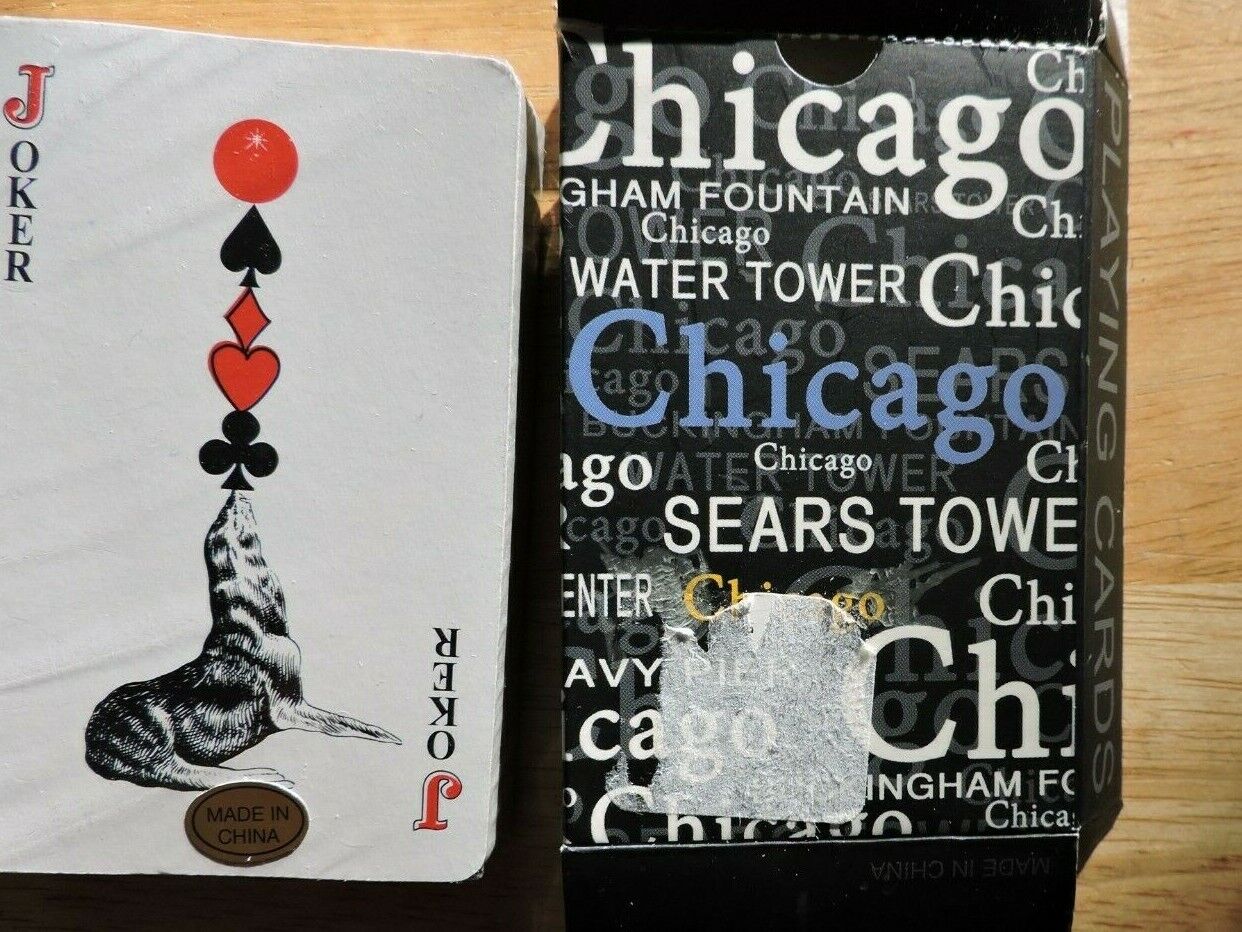 SOUVENIR PLAYING CARDS "CHICAGO"  NIB