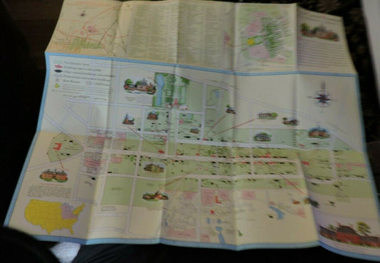 OFFICIAL GUIDEBOOK & MAP COLONIAL WILLAMSBURG 1979