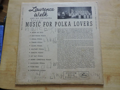 Lawrence Welk Music for Polka Lovers Vinyl Album 33 1/3 RPM