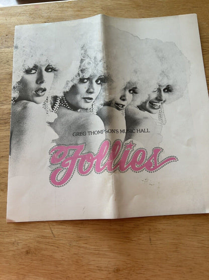 GREG THOMPSON'S MUSIC HALL--" FOLLIES" 1978