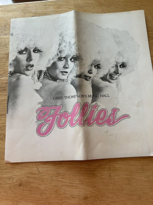 GREG THOMPSON'S MUSIC HALL--" FOLLIES" 1978