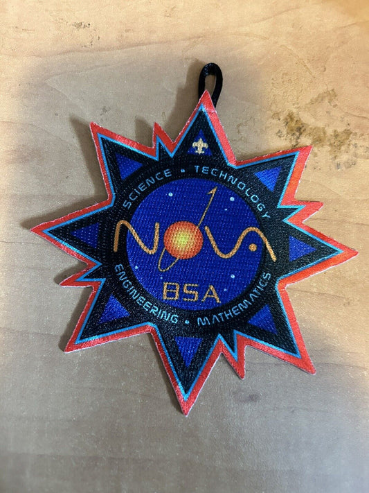 BSA: RED NOVA STEM  Button Loop  Patch