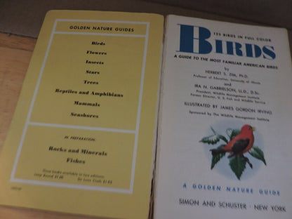 BIRDS  A GUIDE TO THE MOST FAMILIAR AMERICAN BIRDS 1956