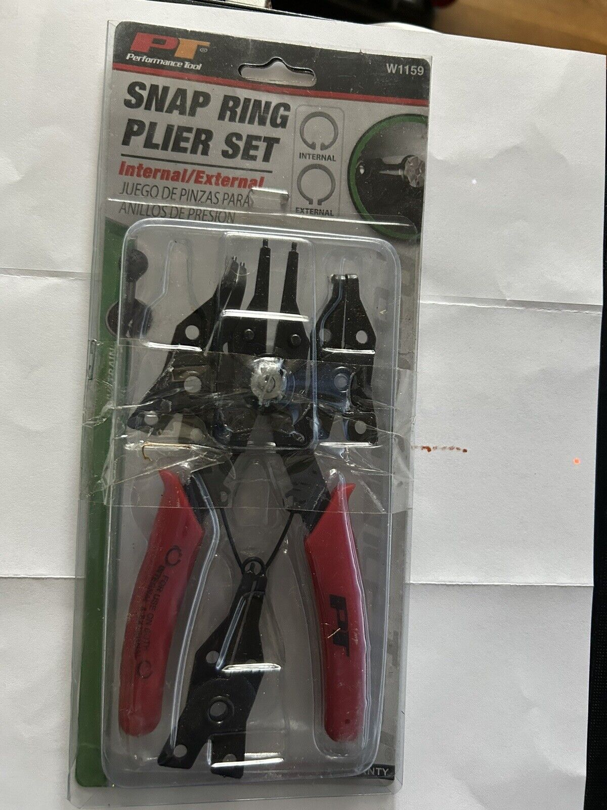 PERFORMENCE TOOL: SNAP RING PLIER SET NEW