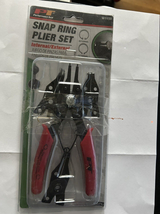 PERFORMENCE TOOL: SNAP RING PLIER SET NEW
