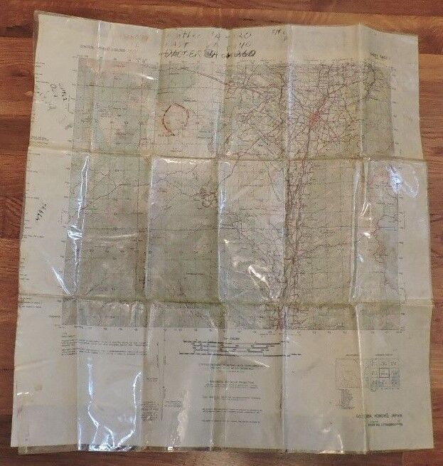 Vintage (1964) Gotemba, Honshu, Japan 1:50,000 Scale Map U.S. Army Map Service