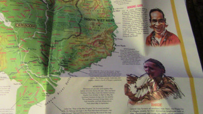 The National Geographic Magazine Map of The Peoples of Southeast Asia