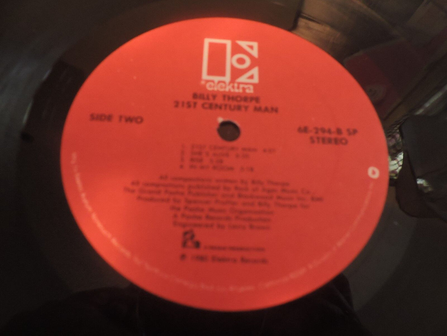Billy Thorne "21st Century Man" Album 331/3