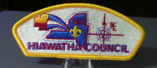 BSA Council Patch:   Hiawatha Council, N.Y. Patch