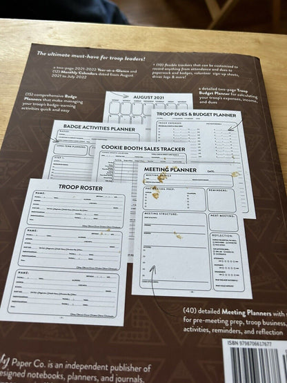BROWNIE TROOP LEADER PLANNER