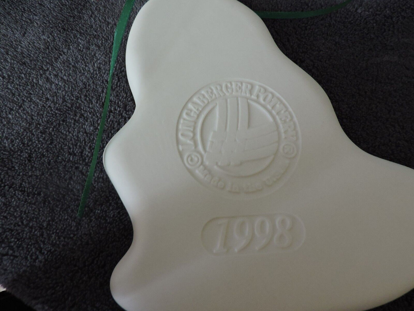 1998 Longaberger Pottery Snow Friends Cookie Mold Series - Sleigh Belle - NIB!