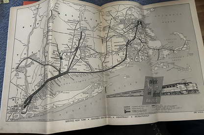 RAILROAD TIMETABLE: NEW HAVEN LINE OCTOBER 25, 1964 THE WEATHER ROUTE