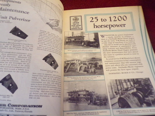 Vintage (1930) Copy of the: The Southern Power Journal: January Edition