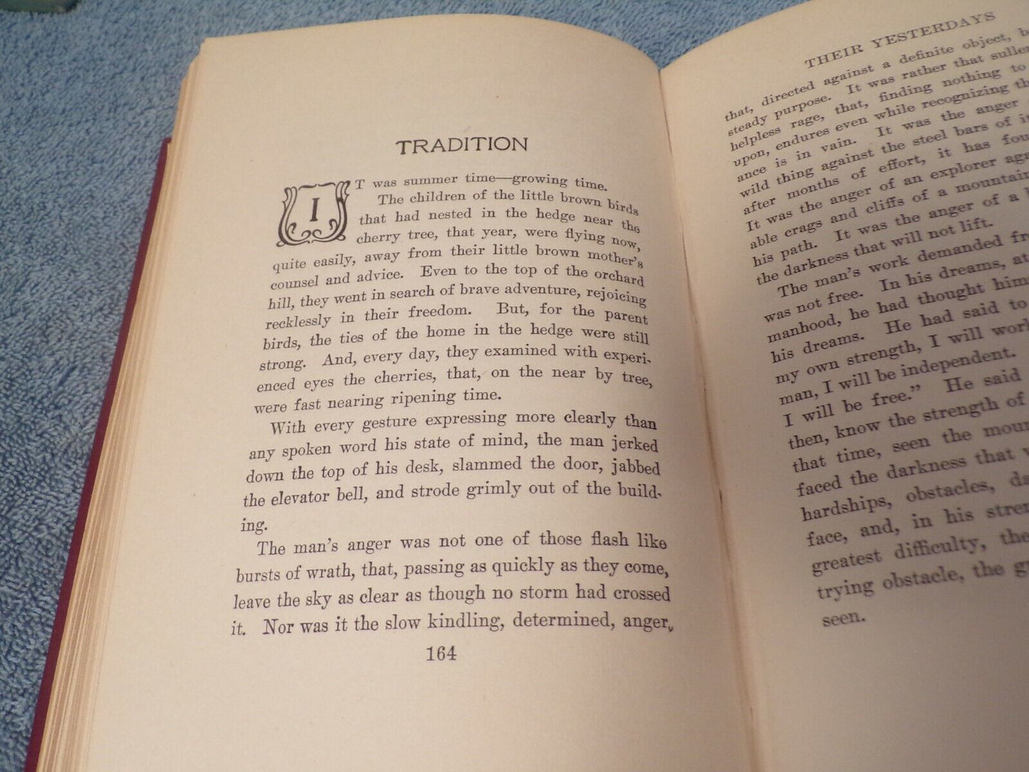 Vintage 1912 Edition of: Their Yesterdays by Harold Bell Wright