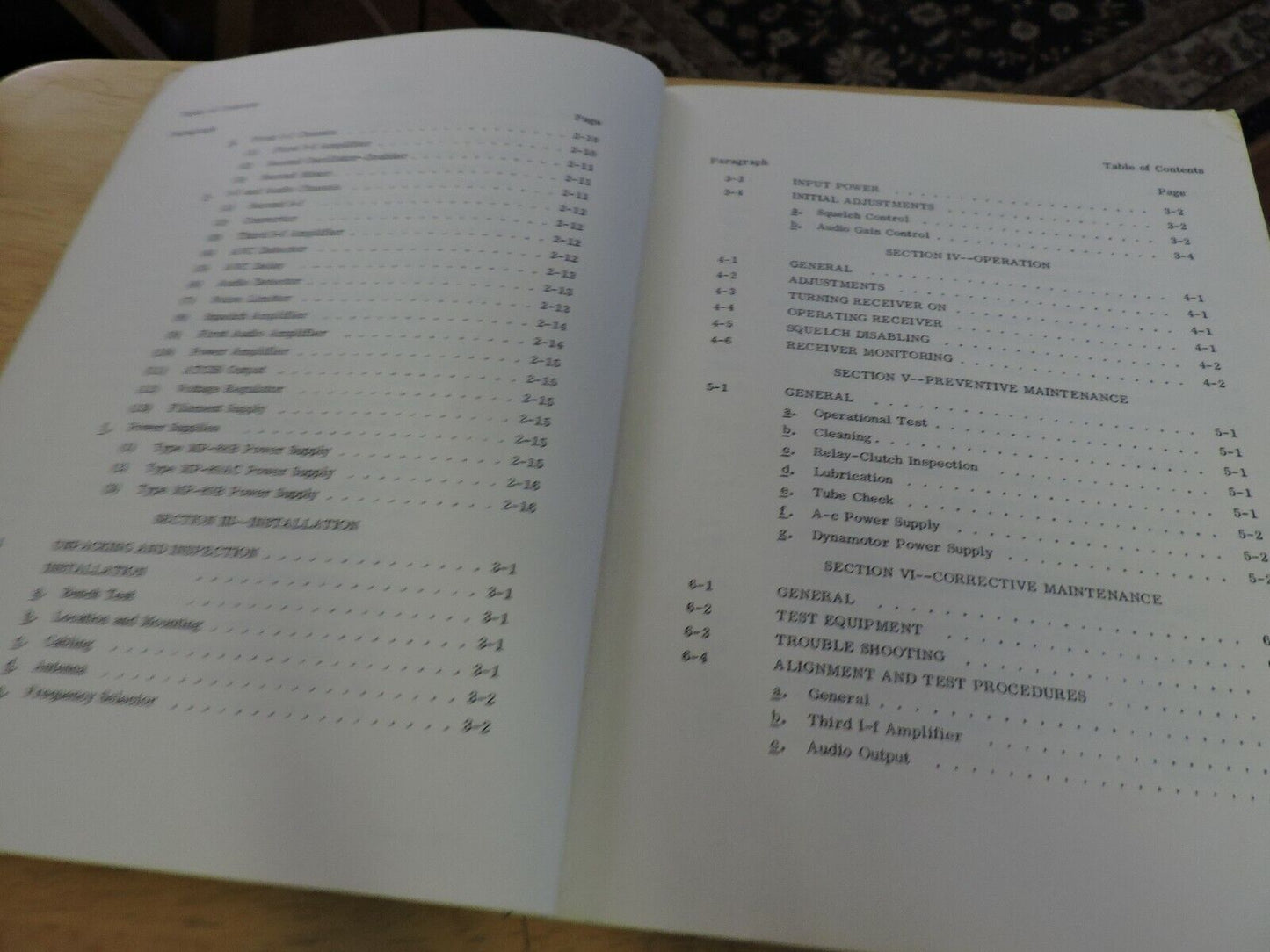 TYPE RA-18C-1TYPE RA-18C-2 VHF COMMUNICATIONS RECEIVERS INSTRUCTION BOOK 1957