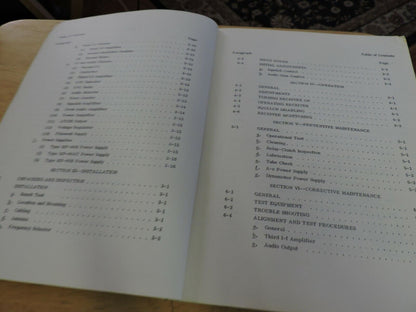 TYPE RA-18C-1TYPE RA-18C-2 VHF COMMUNICATIONS RECEIVERS INSTRUCTION BOOK 1957