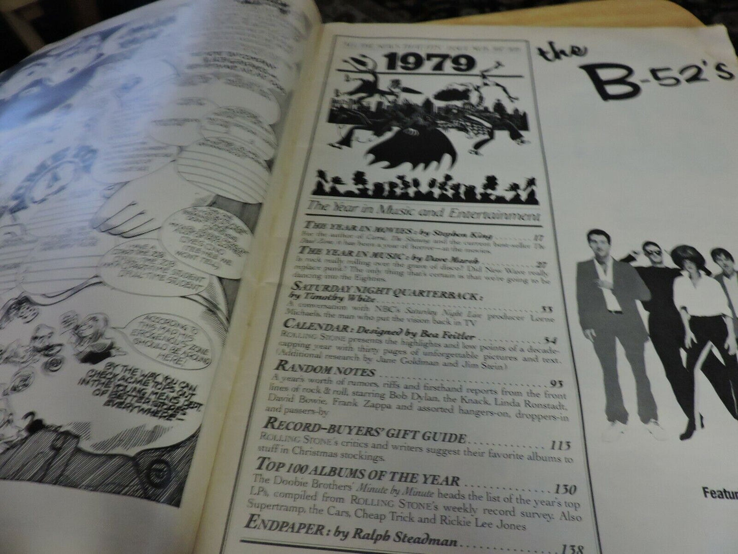 ROLLING STONE MAGAZINE: THE YEAR IN MUSIC &ENTERTAINMENT PICTORIAL ESSAY 1979